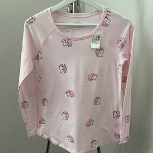 Justice Long Sleeve Knit Pullover Girl’s Top